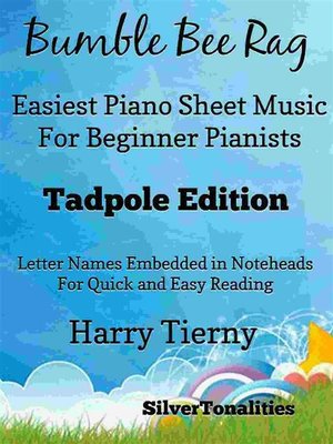 cover image of Bumble Bee Rag Easiest Piano Sheet Music for Beginner Pianists Tadpole Edition